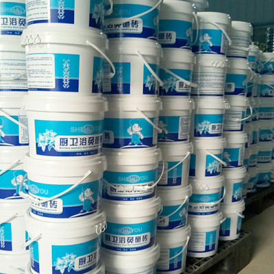 厂家直销 晟友厨卫浴免砸砖透明防水剂 免砸砖批发 质优价廉图片_高清图_细节图-山东晟友防水材料 -